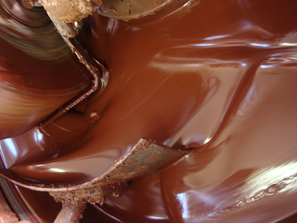 Molazza in pietra per la lavorazione del cioccolato artigianale