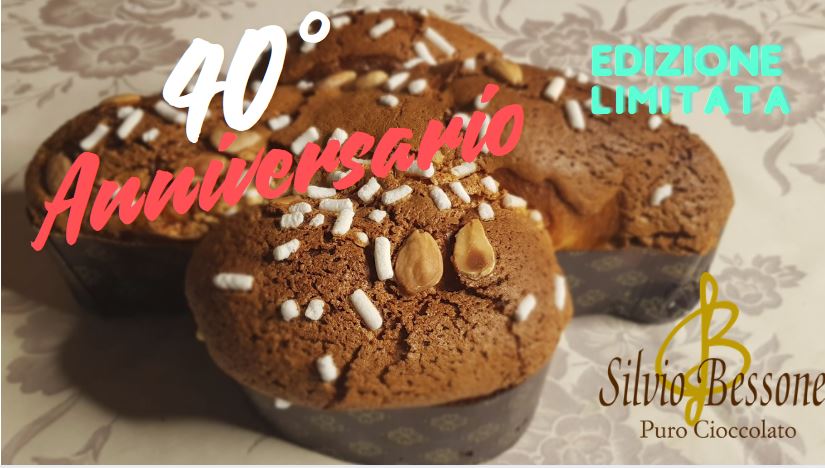 Colomba celebrativa del 40 anniversario dalla fondazione dell'azienda